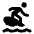 Surfing Fill Icon from Rounded Fill - Material Pro Set
