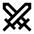 Swords Icon from Sharp Line - Material Pro Set