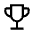 Trophy Icon from Outlined Line - Material Symbols Set