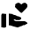 Volunteer Activism Fill Icon from Rounded Fill - Material Pro Set