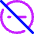 Block Do Not Disturb Off Icon from Core Neon Set