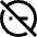Block Do Not Disturb Off Icon from Sharp Line Set