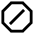 Block Spam List Icon from Sharp Line Set