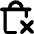 Delete Forever Permanently Empty Trash Icon from Core Remix Set