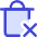 Delete Forever Permanently Empty Trash Icon from Core Duo Set