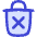 Delete Forever Permanently Empty Trash Icon from Flex Duo Set