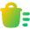 Delete Sweep Trash Icon from Flex Gradient Set