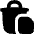Document On Trash Icon from Flex Solid Set