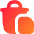 Document On Trash Icon from Flex Gradient Set