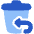 Empty Recycle Bin 2 Icon from Plump Flat Set