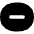 Minus Capsule Icon from Flex Solid Set