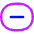 Minus Capsule Icon from Flex Neon Set