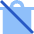 Permanently Delete Icon from Sharp Flat Set