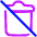 Permanently Delete Icon from Plump Neon Set