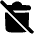 Permanently Delete Icon from Plump Solid Set