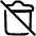 Permanently Delete Icon from Plump Line Set