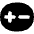 Plus Minus Capsule Icon from Flex Solid Set