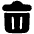 Recycle Bin 2 Icon from Plump Solid Set | Free Download as SVG Vector and Transparent PNG | Streamline icons