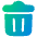 Recycle Bin 2 Icon from Plump Gradient Set