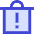 Recycle Bin Alert Icon from Sharp Duo Set