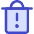 Recycle Bin Alert Icon from Core Duo Set | Free Download as SVG Vector and Transparent PNG | Streamline icons