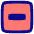 Subtract Square Icon from Plump Pop Set