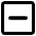 Subtract Square Icon from Core Remix Set