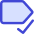 Tag Label Check Select Icon from Core Duo Set