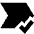 Tag Label Check Select Shevron Icon from Sharp Solid Set