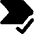 Tag Label Check Select Shevron Icon from Core Solid Set