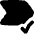 Tag Label Check Select Shevron Icon from Flex Solid Set