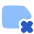 Tag Label Cross Select Icon from Plump Flat Set