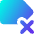 Tag Label Cross Select Icon from Core Gradient Set