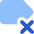 Tag Label Cross Select Icon from Core Flat Set