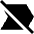 Tag Label Off Disable Shevron Icon from Sharp Solid Set