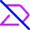 Tag Label Off Disable Shevron Icon from Core Neon Set