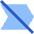 Tag Label Off Disable Shevron Icon from Sharp Flat Set
