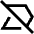Tag Label Off Disable Shevron Icon from Sharp Line Set