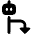 Ai Routing Agent Direction 2 Icon from Ultimate Bold Set