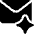 Ai Email Generator Spark Icon from Ultimate Bold Set