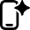 Mobile Ai Spark Icon from Ultimate Bold Set