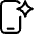 Mobile Ai Spark Icon from Ultimate Regular Set