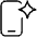 Mobile Ai Spark Icon from Ultimate Light Set