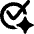 Ai Sparkle Deployed Circle Icon from Ultimate Bold Set