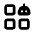 Ai Robot Generate Variation Icon from Rounded Line - Material Pro Set