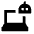 Ai Robot Laptop Fill Icon from Sharp Fill - Material Pro Set