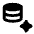 Ai Spark Database Fill Icon from Rounded Fill - Streamline Material Set