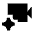 Ai Spark Video Camera Fill Icon from Sharp Fill - Material Pro Set
