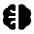 Artificial Brain Fill Icon from Rounded Fill - Material Pro Set
