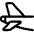 Plane Tail Icon from Ultimate Regular Set
